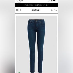 EUC Hudson Jeans in Dark Denim